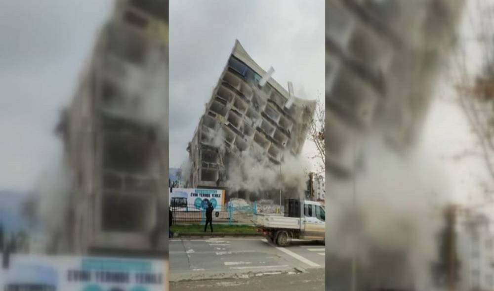 Adıyaman'da hasarlı binaların yıkımı devam ediyor  - Videolu Haber